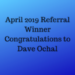 Dave Ochal – April 2019 Lettuce Entertain You Gift Card Winner
